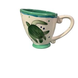 Blue Sky Ceramics Leatherback Sea Turtle Creamer 2015 Hand Painted